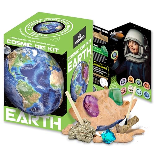 Big Discoveries Cosmic Dig Kit by Big Discoveries Explore The Planets of The Solar System with Gem Fossil Excavation Kits for Kids STEM Toy Science Dig Kits with Gemstones for Boys and Girls - Image 1