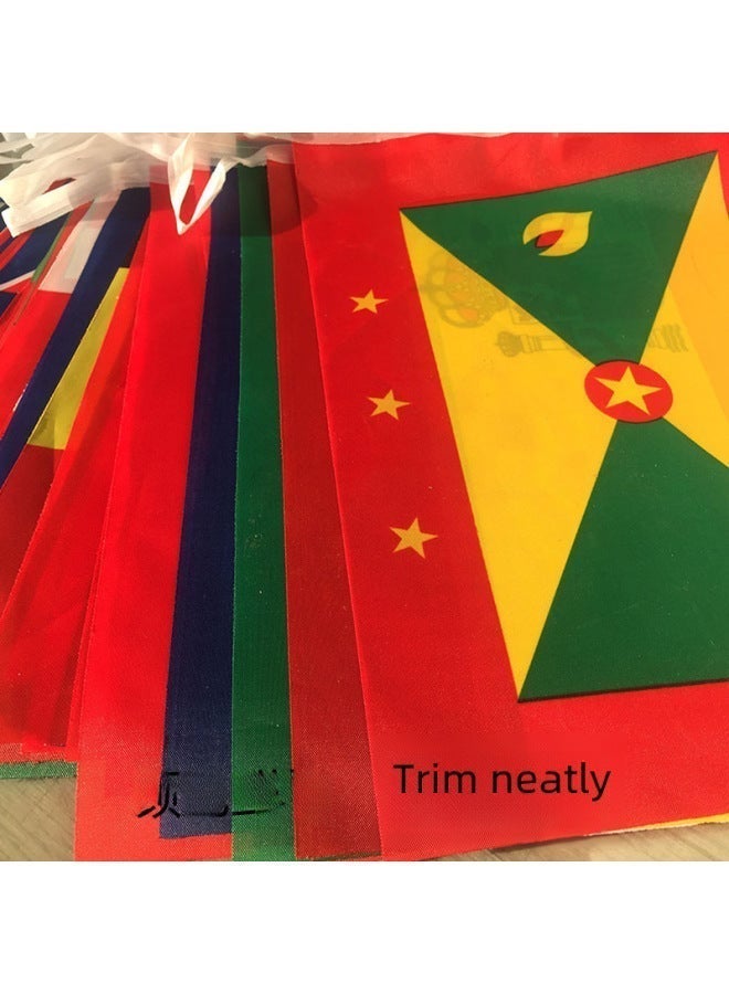 2026 World Cup 47 Teams String Flags No.8 Flag Bunting For Shop & Home Decoration (Flag Size:14*21cm) - Image 2