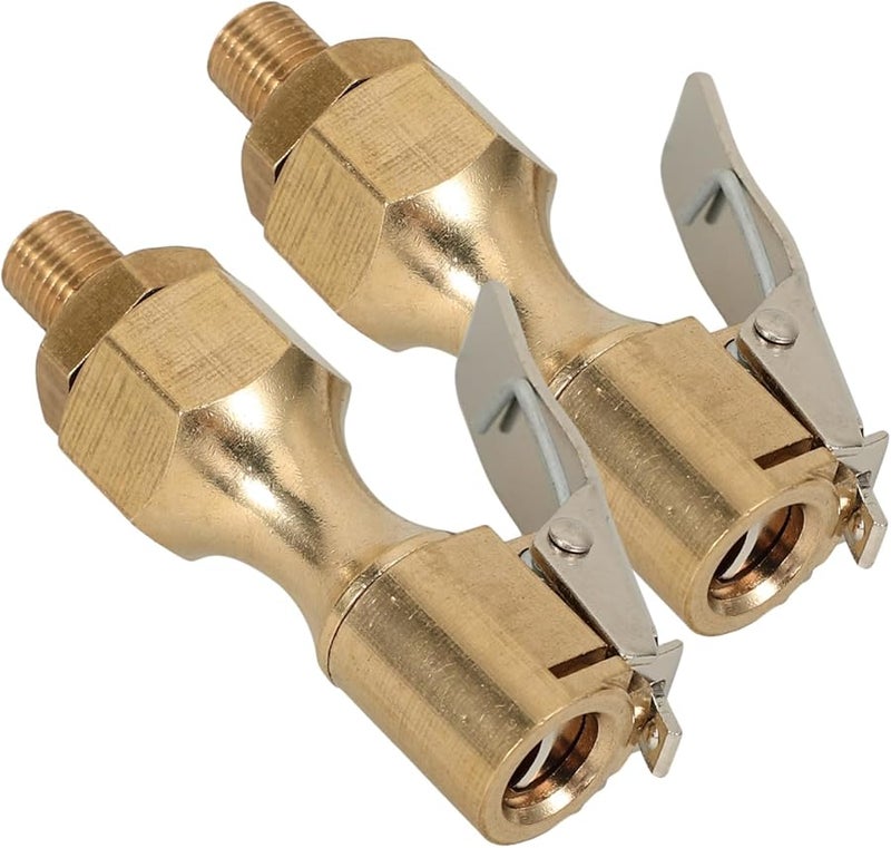 قطعتان من مشبك هواء قفل لتضخيم الإطارات، مشبك إطار متين للشاحنات والعربات المنزلية والسيارات - Image 2