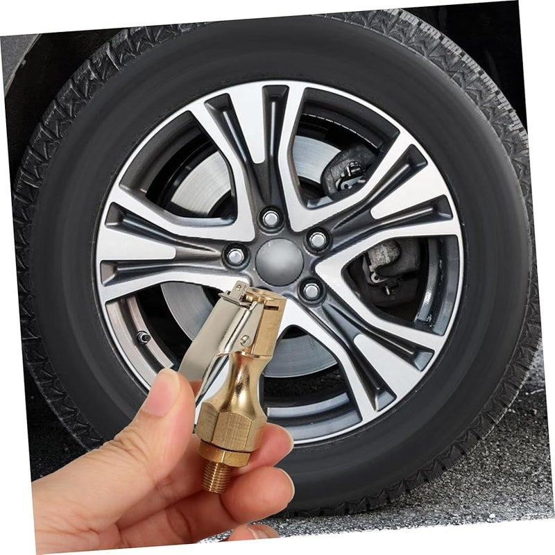 قطعتان من مشبك هواء قفل لتضخيم الإطارات، مشبك إطار متين للشاحنات والعربات المنزلية والسيارات - Image 5