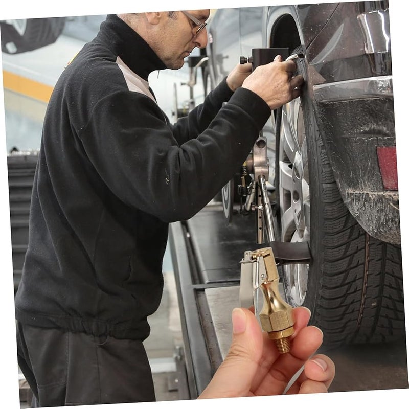 قطعتان من مشبك هواء قفل لتضخيم الإطارات، مشبك إطار متين للشاحنات والعربات المنزلية والسيارات - Image 4