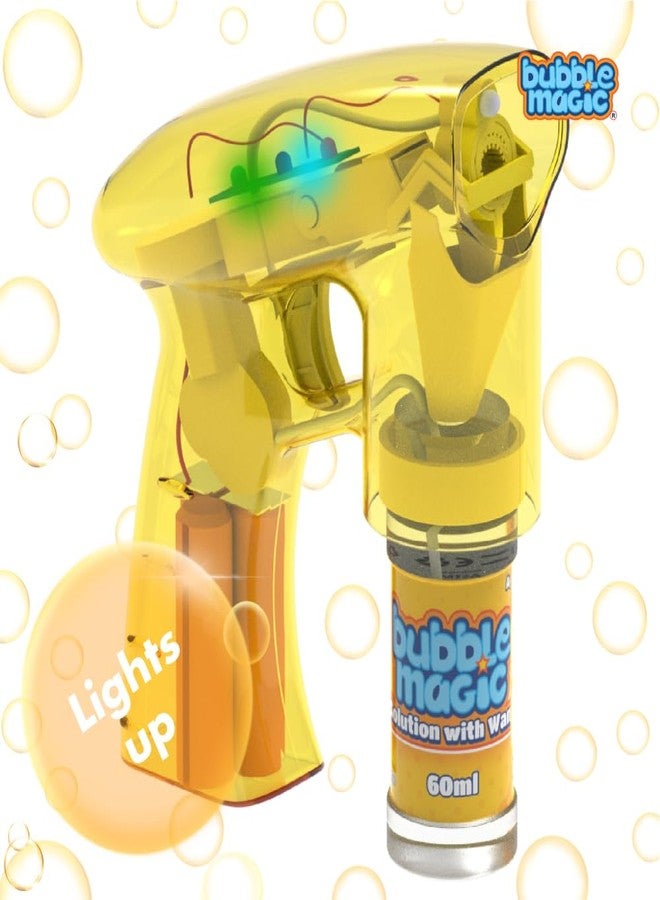 Bubble Magic Light Up Electronic Bubble Blaster - Yellow - Image 5