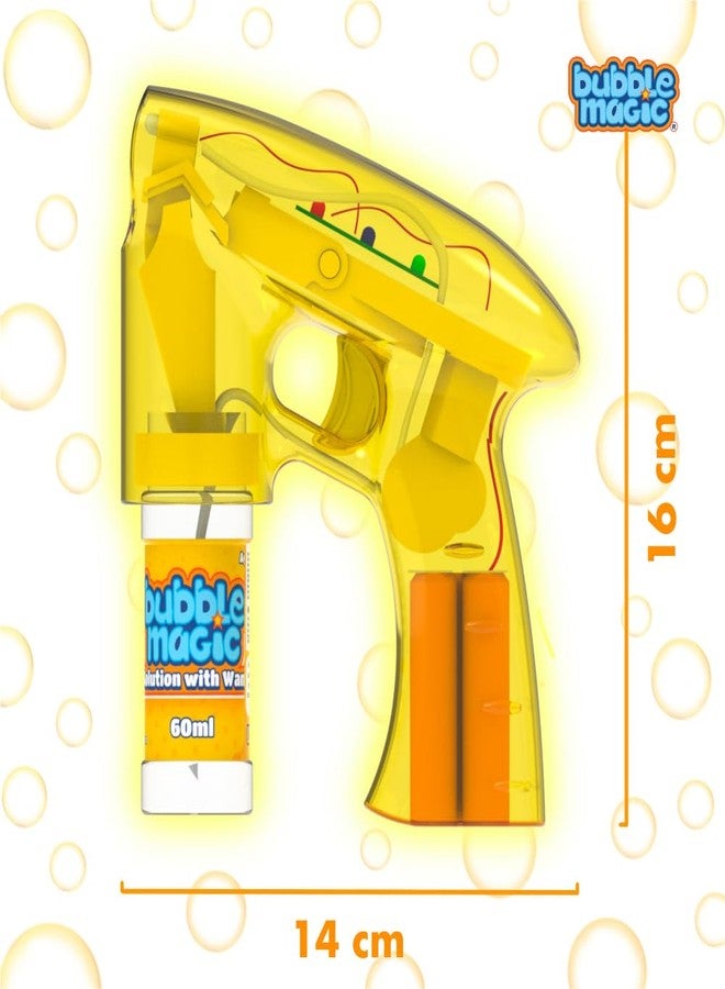 Bubble Magic Light Up Electronic Bubble Blaster - Yellow - Image 2