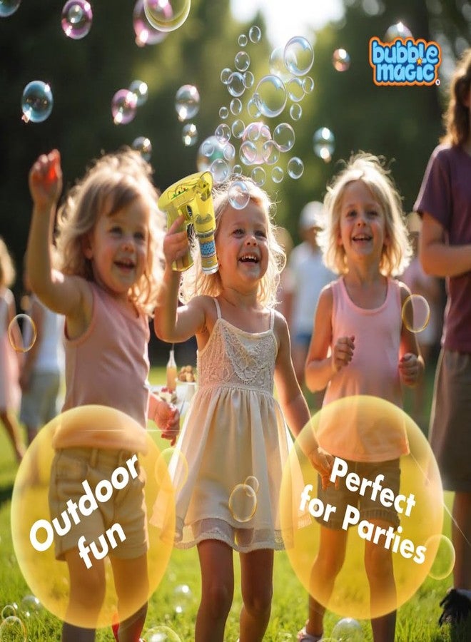 Bubble Magic Light Up Electronic Bubble Blaster - Yellow - Image 3