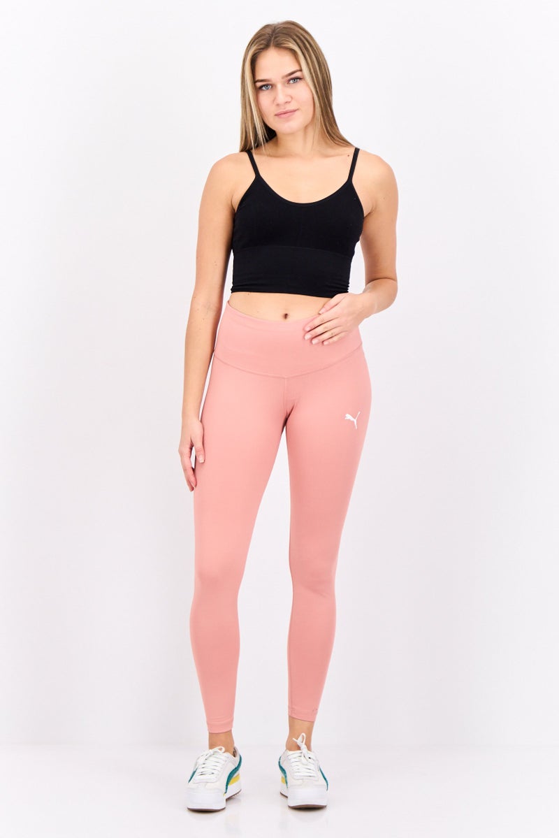 PUMA ليغينغز تدريب رياضية للنساء، ذهبية وردية - Image 4
