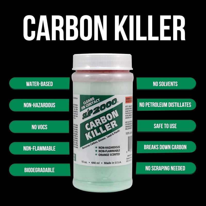 Slip2000 Carbon Killer Bore Cleaner, Removes Carbon, Grease, and Lead on Contact, Makes Cleaning Internal Metal Parts Easy - Image 2