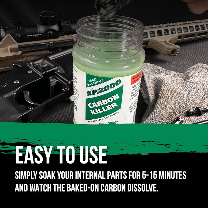 Slip2000 Carbon Killer Bore Cleaner, Removes Carbon, Grease, and Lead on Contact, Makes Cleaning Internal Metal Parts Easy - Image 5