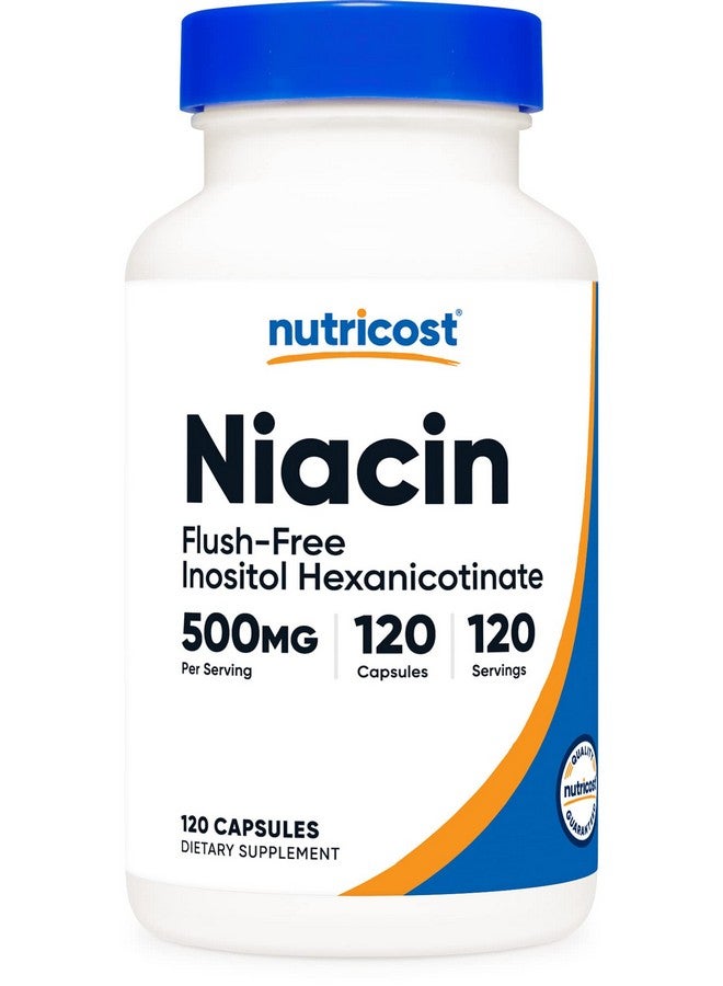 Nutricost Niacin (Flushfree) Inositol Hexanicotinate 500Mg 120 Capsules Vitamin B3 - Image 2