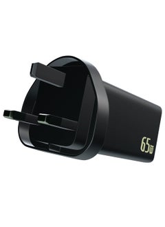 RAFFAE 65W PD Wall Charger 3 Ports USB C GaN Charger Plug Type C PD Adapter for MacBook Pro/Air, iPad, iPhone 15/15Plus/15 Pro/15 Pro Max, Samsung, Huawei, OnePlus, Xiaomi, Lenovo - Black  - Image 3