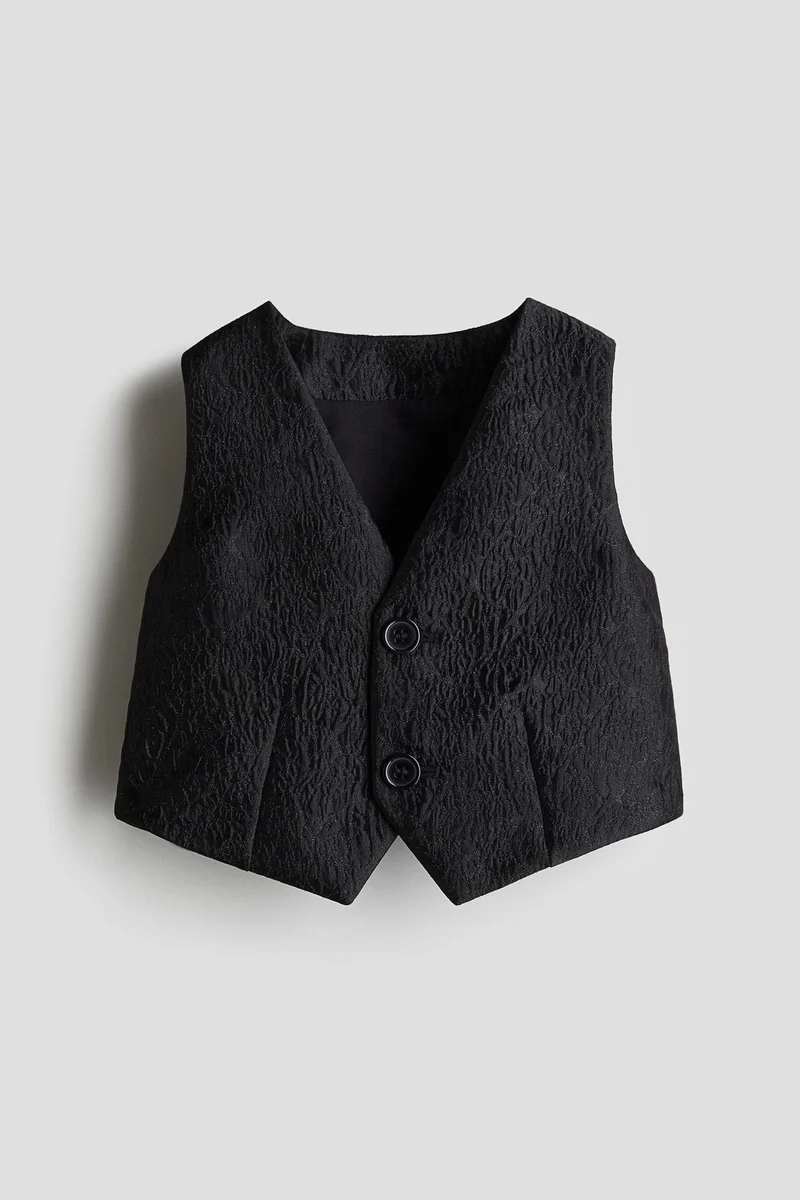 H&M Jacquard-Weave Waistcoat