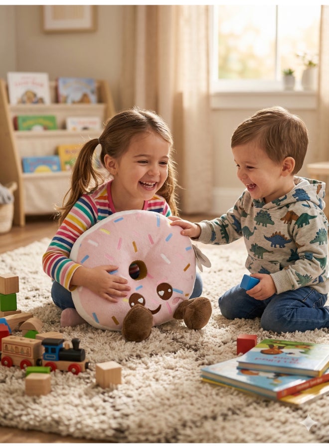 Fluffmals لعبة حيوانات محشوة فلوفمالز - دونات رذاذ 15 سم - Image 3
