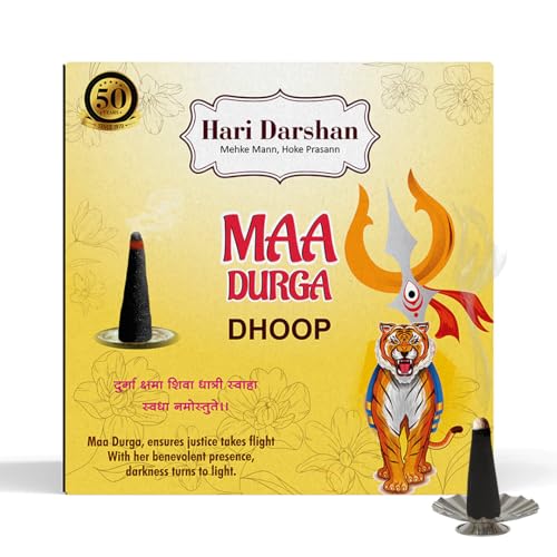 Hari Darshan MAA Premium Wet Dhoop Batti | Maa Lakshmi Maa Saraswati Maa Durga | 3 Unique Fragrances | Natural Long-Lasting Dhoop for Daily Pooja Rituals & Spiritual Practices | Pack of 3, 100g Each - Image 2