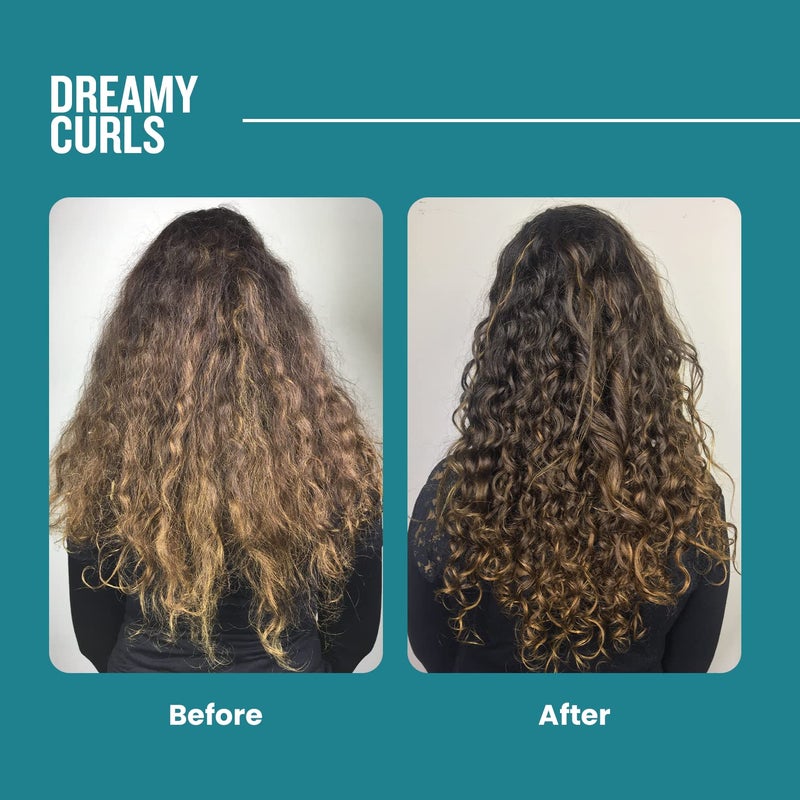 agilise - Dreamy Curls Hair Mask - Curl Hydrating Masks for Wavy and Coily Hair Care - VEGAN, Vegetal Keratin, Argan & Coconut Oil, Shea Butter - 17.6fl.oz/500g - Image 5