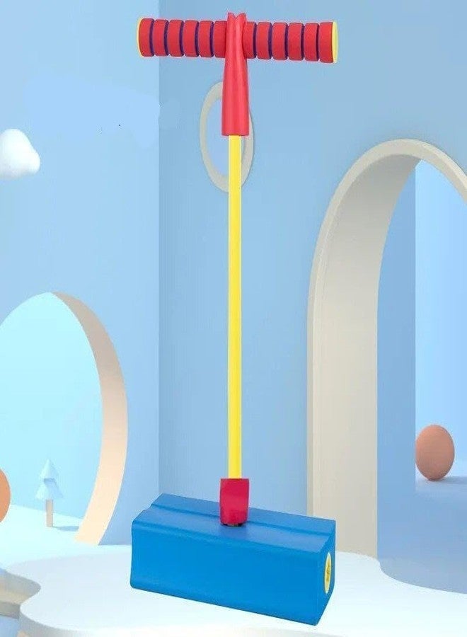 Raawan Pogo Stick for Kids | High Elasticity Rubber Jumper | Innovative Bouncing Toy | Enhances Balance | Durable Foam Bungee Jumping Stick | Safe for Toddlers | Multicolor - Single Pack - Image 2