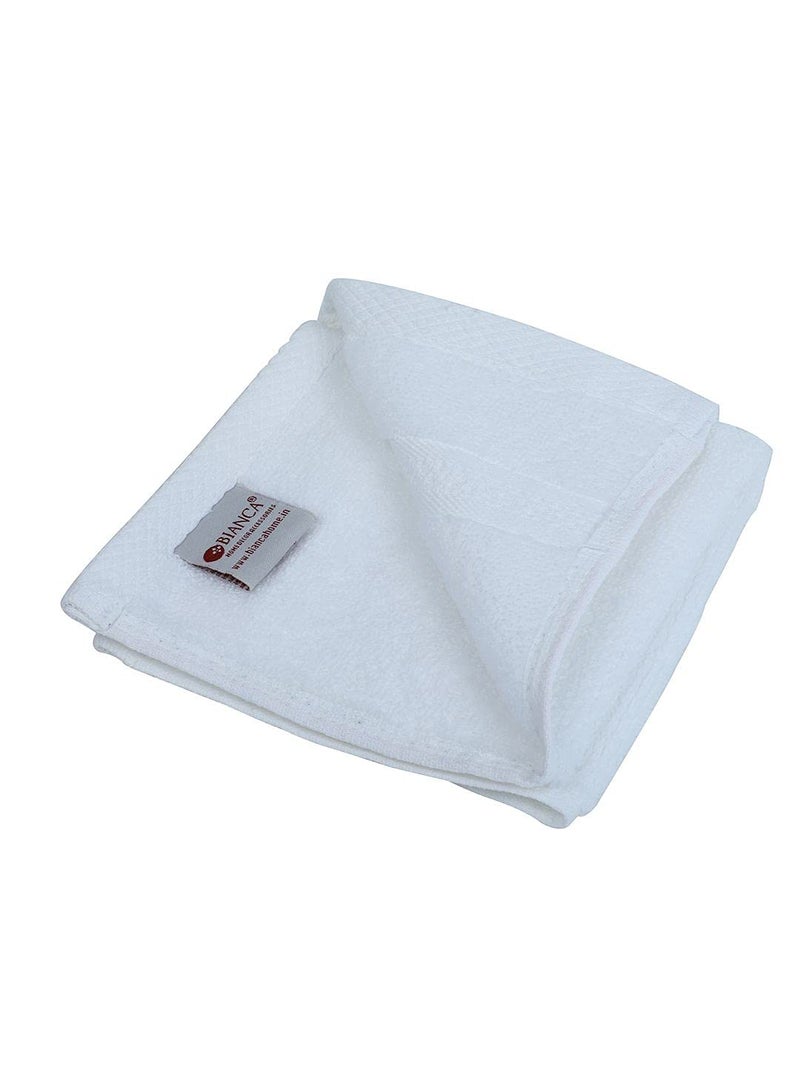 BIANCA Ultra Soft Zero Twist 100 Cotton Towel 8pc Face Towel Paradiso Super Absorbent Fluffy AeroCore Organic Technology for Men Women Gym Kitchen SolidWhite - Image 5