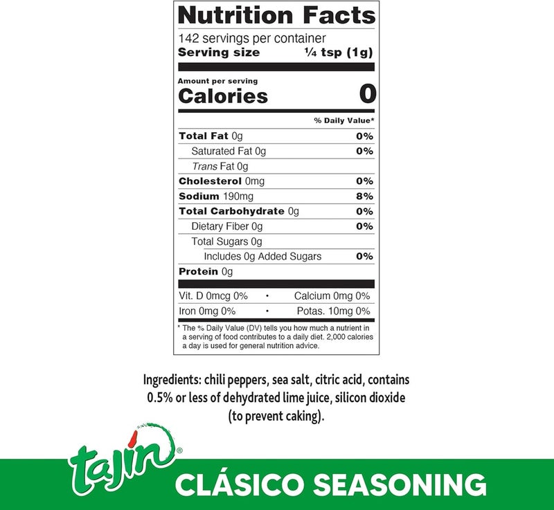 Tajin Clásico Chile Lime Seasoning 142grams - Image 3