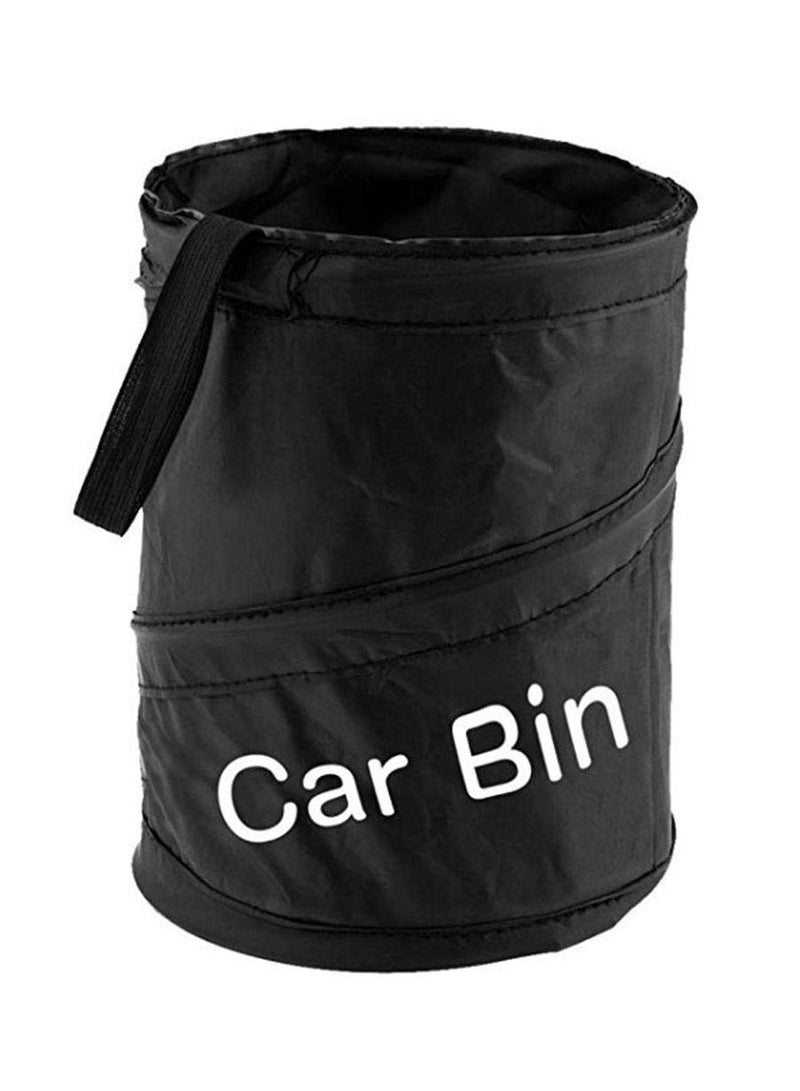 Generic Car Bin Car Waste basket Trash Can Litter Container Portable Fold Leakproof Traveling Auto Garbage Bag Household Cleaning Tools Accessories  - Image 1