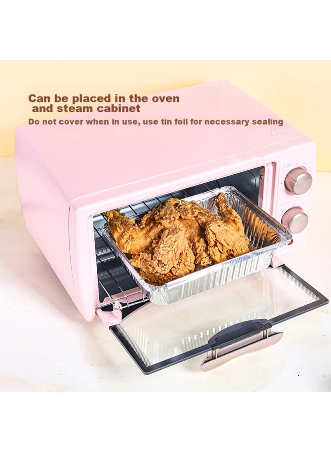 Faxilon Faxi Long Air Fryer And Oven-specific Aluminum Foil Trays, 1100ml*20 Pieces, Disposable Rectangular Food Containers For Barbecue - Image 3
