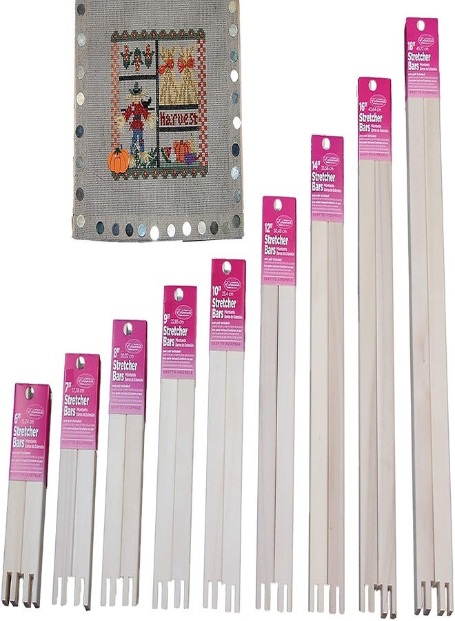 Edmunds Frank A. Edmunds 9 Pair Stretcher Bar Set,,Assorted Sizes - Image 3