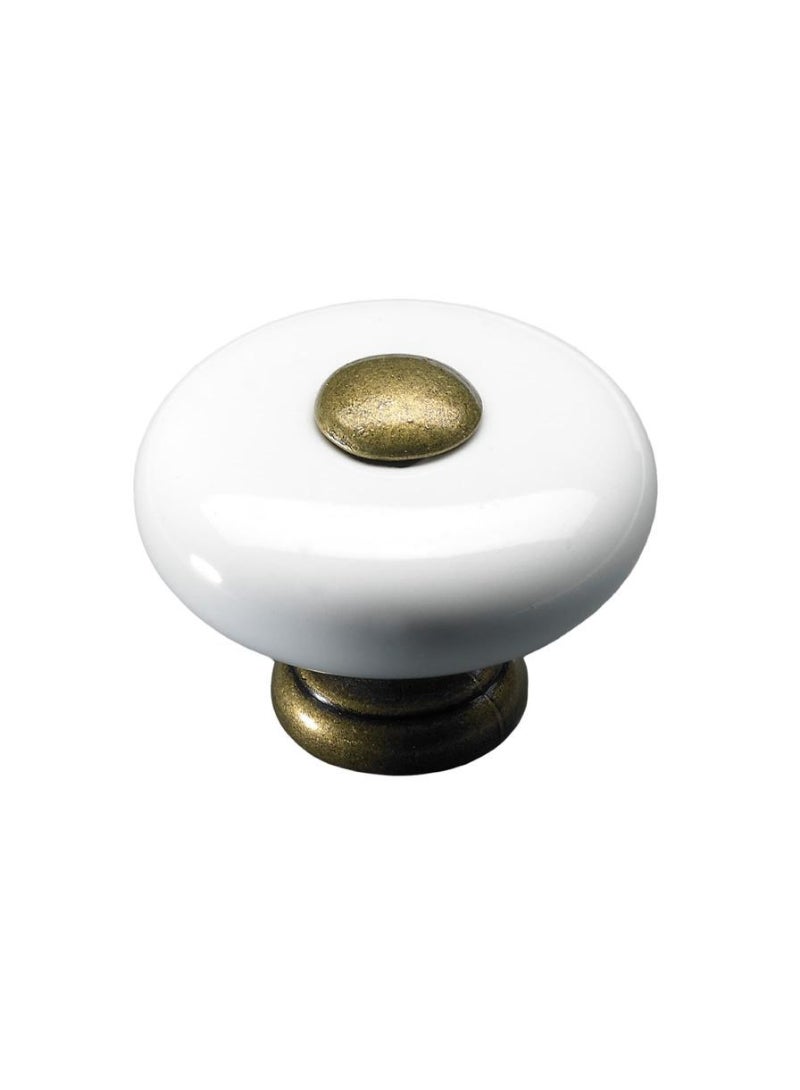 Hettich Ceramic Furniture Knob 3.2 x 2.4cm