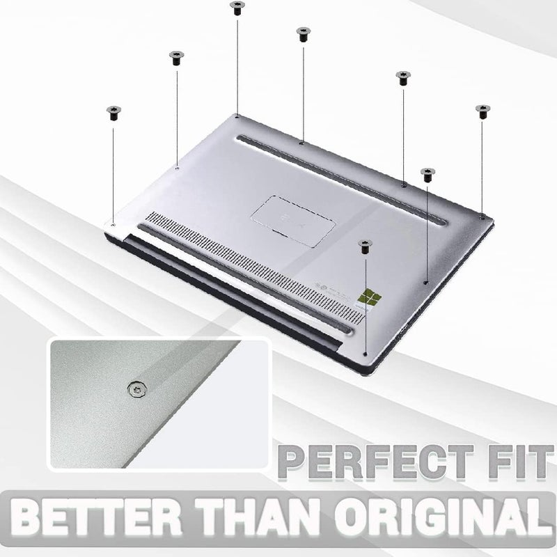 LeFix 12PCS M2x3 Torx T5 Screws + 1 Screwdriver Compatible with Dell XPS 13 9300 9305 9343 9350 9360 |XPS 15 9550 9560 9570|Precision M5510 5520 5530 5540,for Razer Blade,HP Envy 13|(Silver) - Image 4