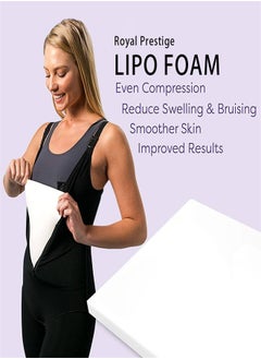Generic Lipo Foams Board Post Surgery BBL Lipo Foam Pads Abdominal Foam Sheet for Using with Post Liposuction Surgery Compression Garments Foam Boards for Lipo Recovery and Tummy Tuck  - Image 3