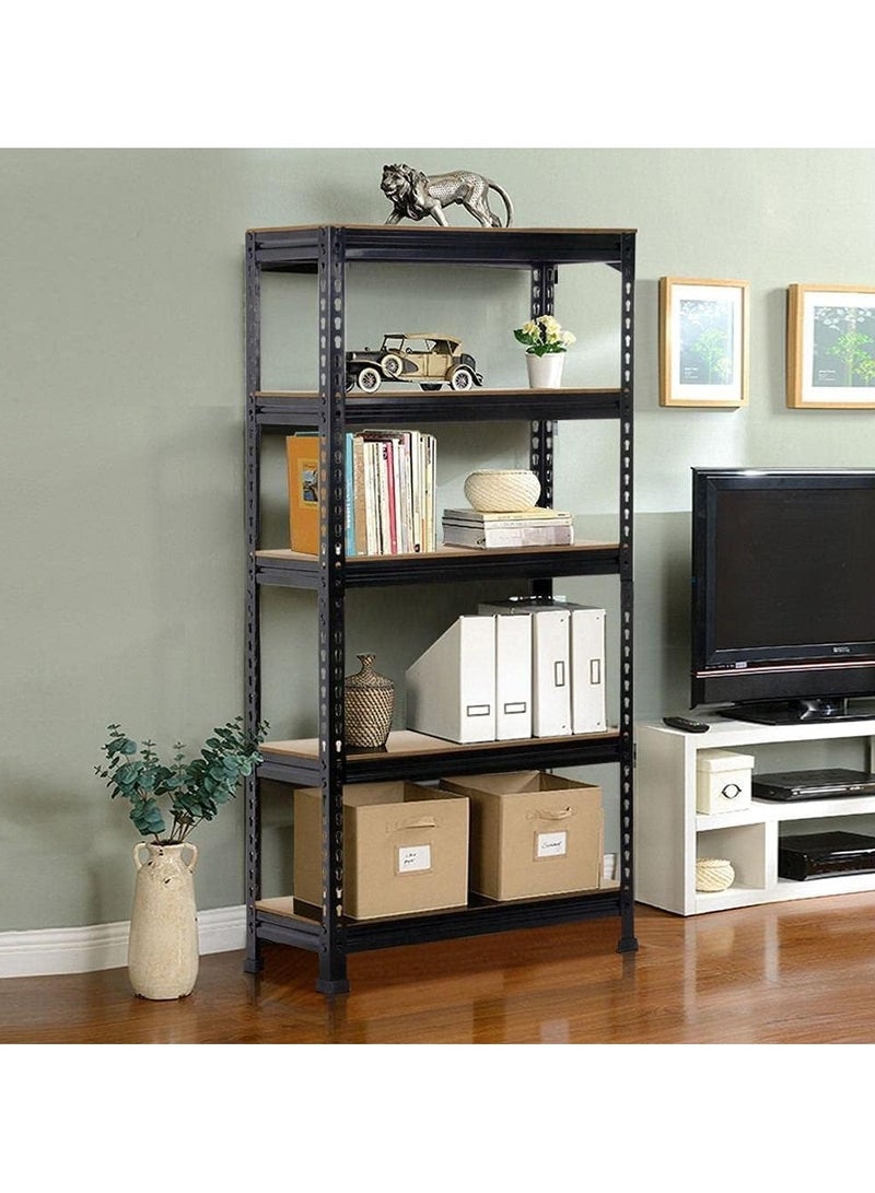 DubaiGallery 5 Tier Laminated Heavy Duty Garage Storage Adjustable Wide Size Metal Shelving Unit Utility Rack Shelves Organization Multipurpose Shelf  - Image 2