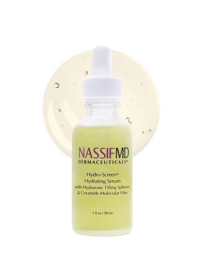nassif md NassifMD Hydro-Screen - Clinical Grade Serum with Premium Ingredients: Ceramides, Retinol, Bakuchiol, Hyaluronic Acid - Anti Aging Treatment - Image 1