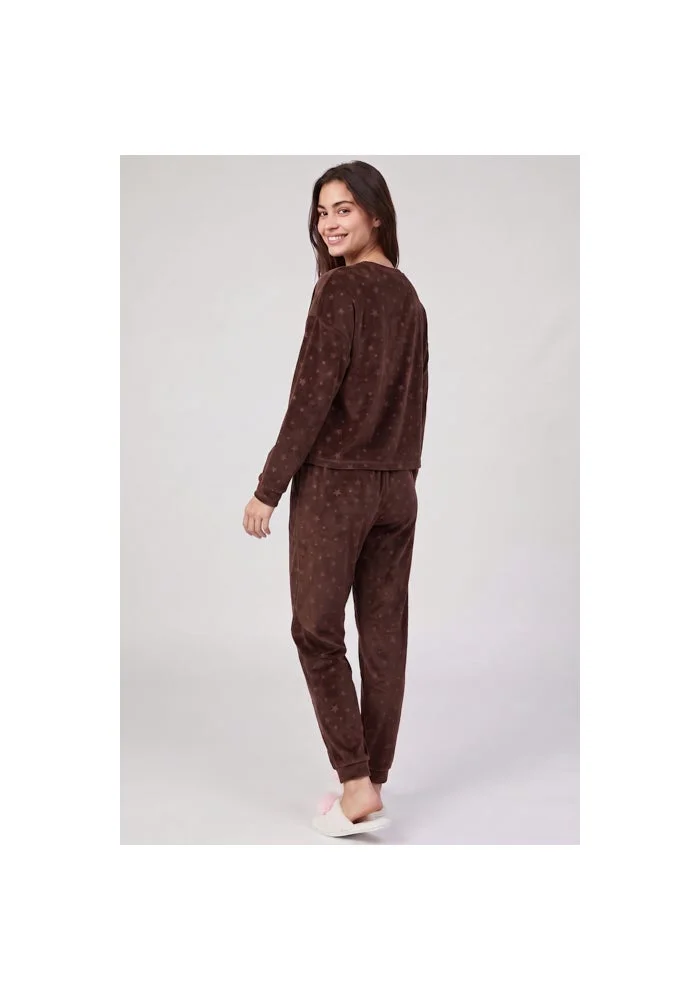 R&b Self Patterned Pyjama Set