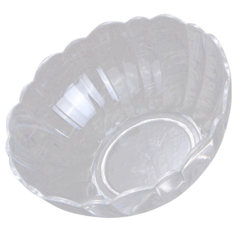 Lotus Design Acrylic Salad Bowl 14.8cm Sturdy Decorative Kitchen Fruit Serving Dish - Image 2