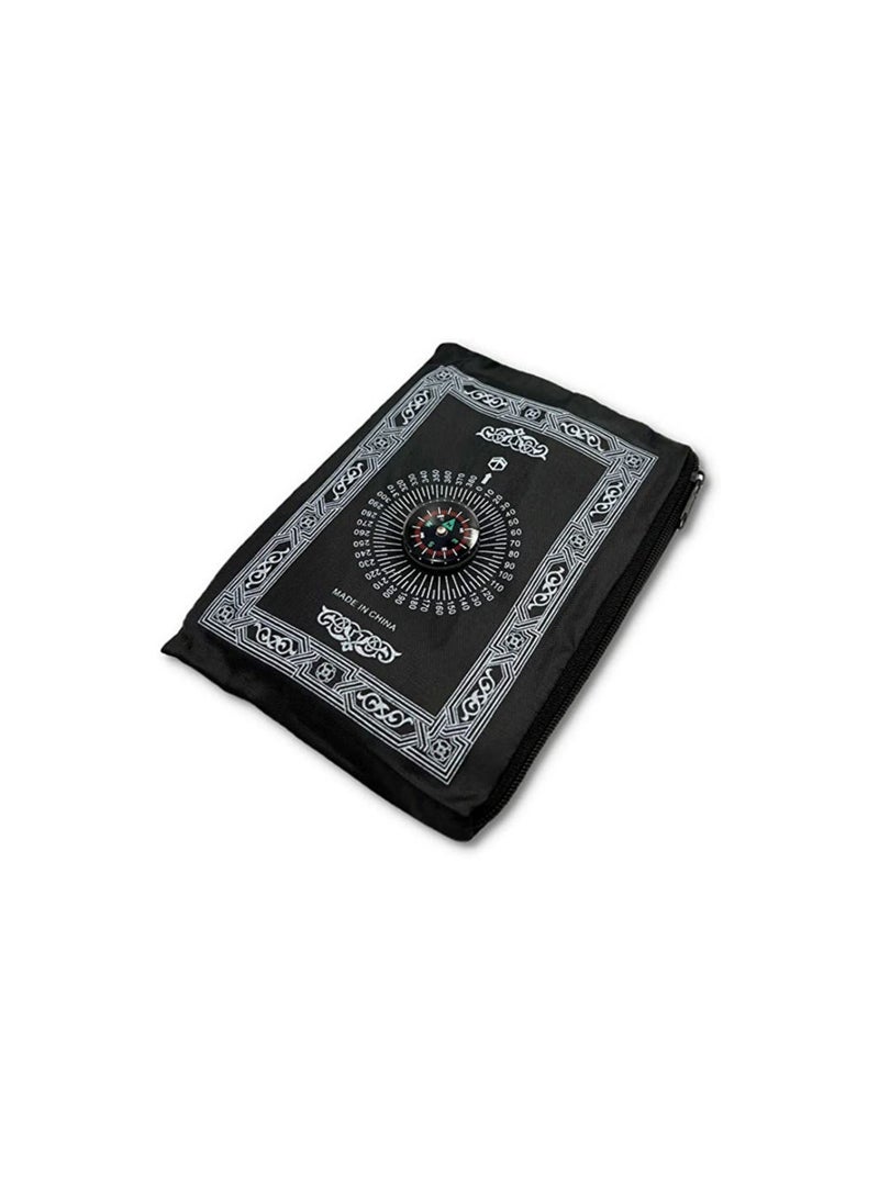 DeloPik Mini Pocket Portable Travel Prayer Praying Rug Mat Namaz ,Carpet Islamic, Foldable ,Waterproof - Image 1