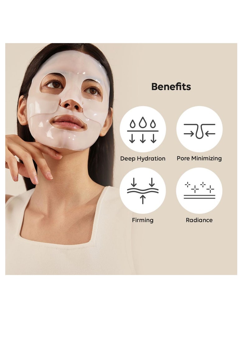 BIODANCE قناع عميق حقيقي بالكولاجين الحيوي من بيودانس، قناع مرطب طوال الليل، تقليل المسام، تحسين المرونة، 34 جرام × 4 قطع - قد تختلف العبوة  - Image 2