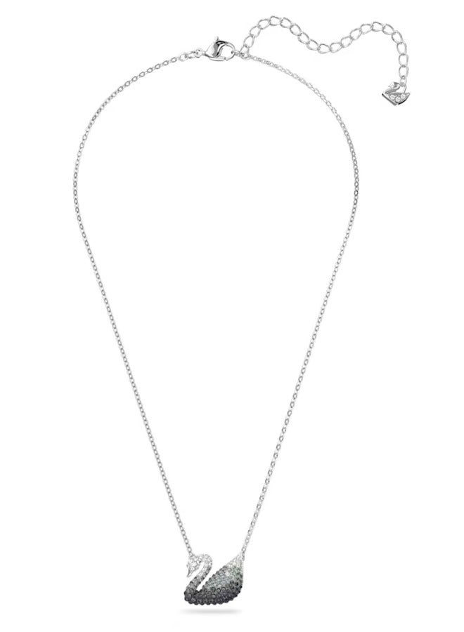 Swaro قلادة سواروفسكي الأيقونية على شكل بجعة رمادية للنساء 5614103 - Image 2