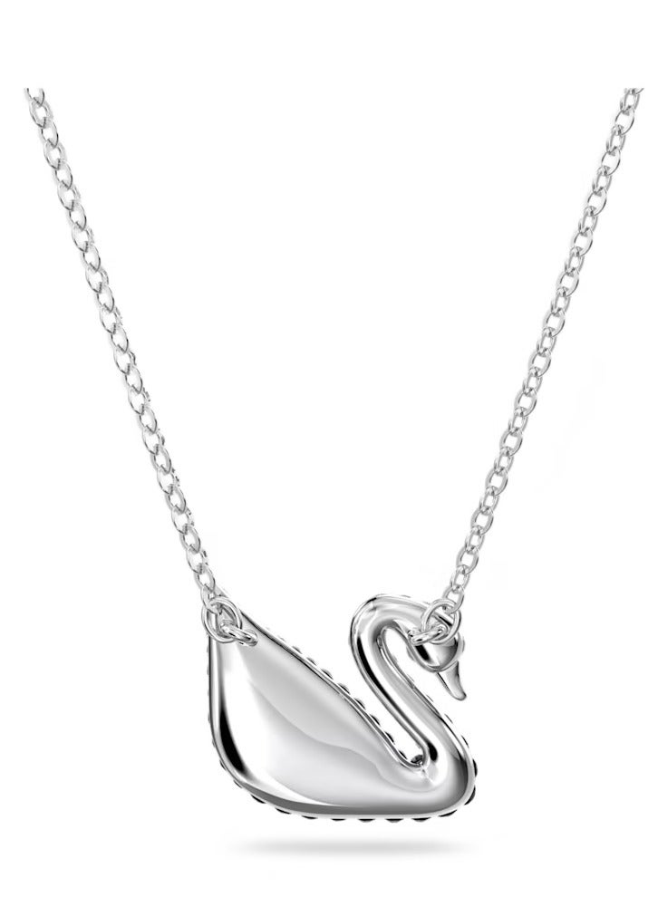 Swaro قلادة سواروفسكي الأيقونية على شكل بجعة رمادية للنساء 5614103 - Image 4