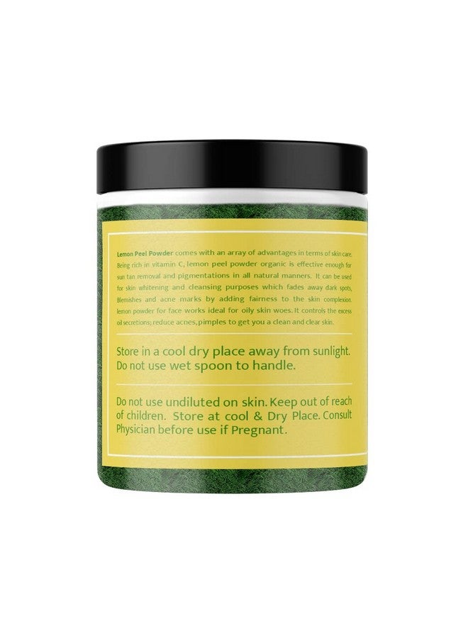 OY-L OYL Natural Orange Peel Powder & Lemon Peel Powder (Citrus Limonum) For Face Care, Skin Whitening, Oil Control & Glowing Healthy Skin (100% Pure & Chemical Free) - 100g Each Pack Of 2 - Image 3