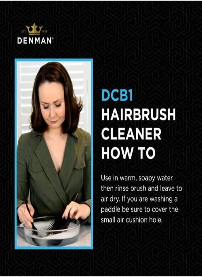 DENMAN Hairbrush Cleaning Brush For Effective Hairbrush Cleaning, Dbc1  - Image 4