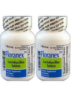 Floranex Probiotic For Colon Health Generic For Lactinex 50 Tablets Per Bottle Pack Of 2 Total 100 Tablets