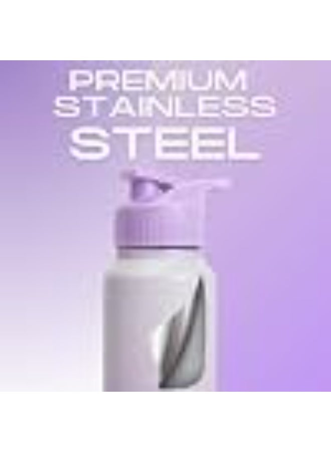Speedex Stainless Steel Metal Water Bottle 1 Ltr 1000 ml, BIS Approved, Leak Proof Sipper Cap Bottle for Office, School, Gym, Travel, Daily Use for Men, Women, Kids, Adults, Dual Purple, Set of 2 - Image 3