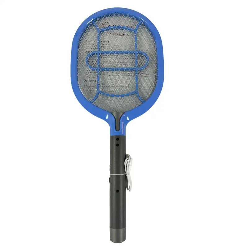 GECKO مضرب كهربائي لطرد البعوض من جيكو مع ضوء LED - أزرق - Image 1