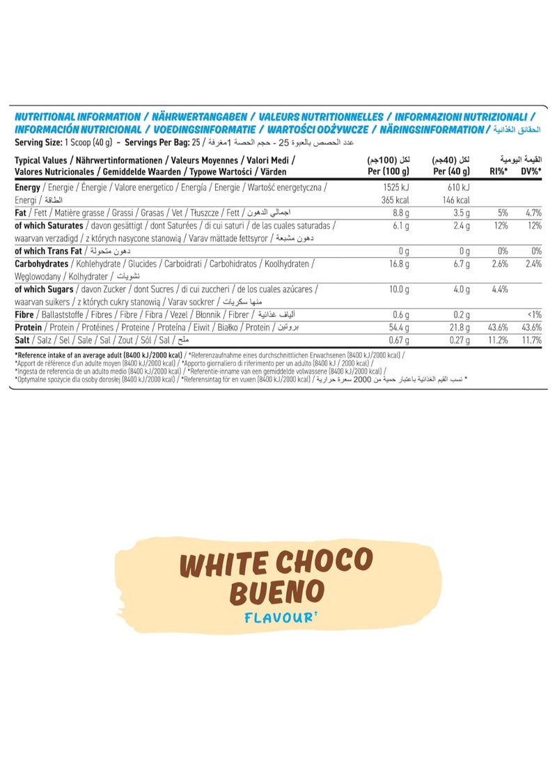 Applied Nutrition - Protein Cookie Dough – 1kg White Choco Bueno Flavour, High-Protein, Delicious & Nutritious Snack, Supports Muscle Growth - Image 1