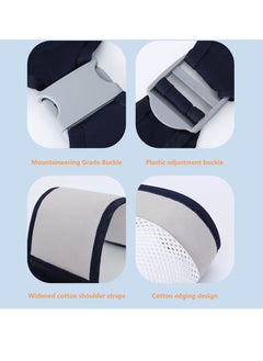 KASTWAVE Baby Carriers, Ergonomic Baby Strap one Shoulder Labor-Saving Polyester Baby Half Wrapped Sling, Adjustable 3D Mesh Baby Carrier  - Image 5
