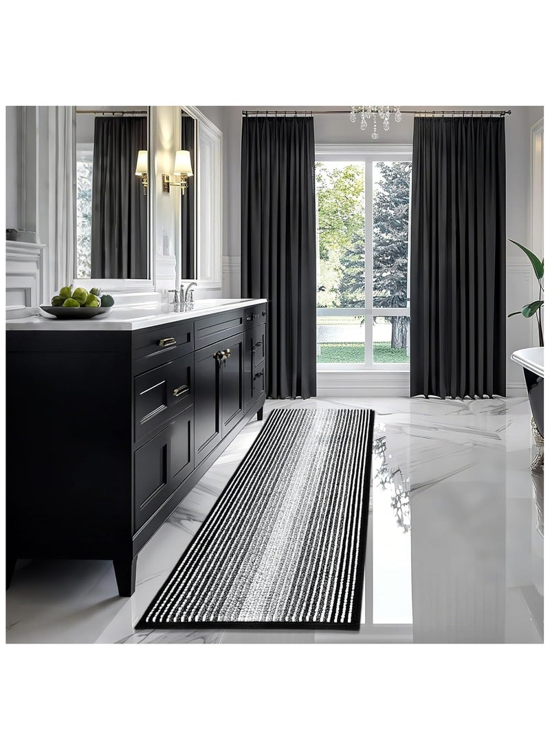 Soofam Bathroom Mat Rug,50x120cm Extra Soft and Absorbent Microfiber Bath Mat Rug, Non-Slip Plush Shaggy Bath Carpet, Machine Wash Dry - Image 1