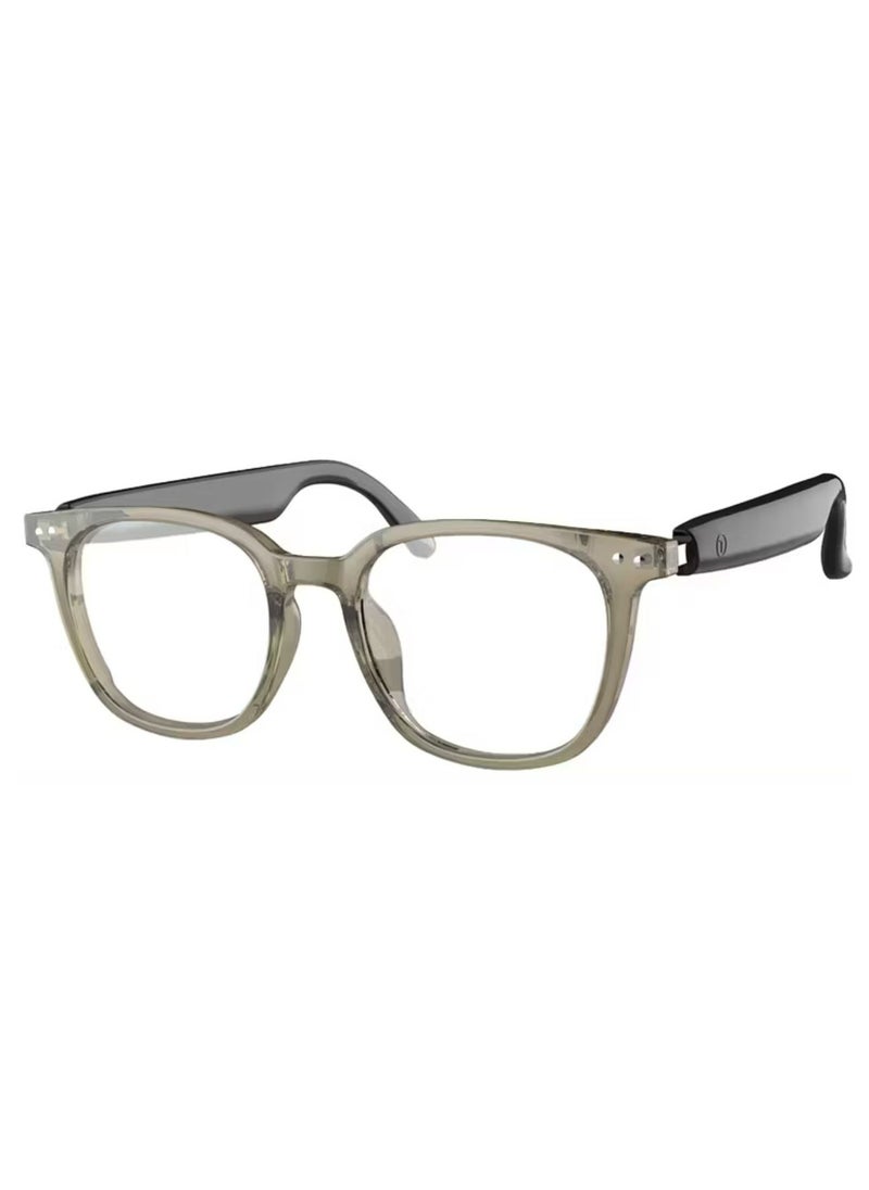GREEN LION Stockholm Smart Glasses with Touch Control, UV400 Protection, Built-in Microphone, Remote Camera & Voice Assistant, Photochromic & Polarized Anti-Blue Lenses, Up to 5 Hours Play Time, 1.5-Hour Magnetic Charging Time, 10m Transmission Distance - Black  - Image 1