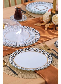 Glore Prestige 6 Person Glass Serving Plate Set  - Image 3