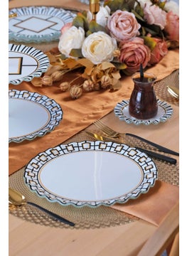 Glore Prestige 6 Person Glass Serving Plate Set  - Image 2