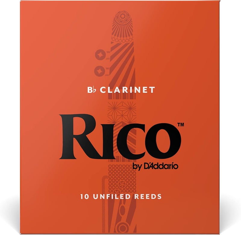D'Addario Rico by D'Addario Bb Clarinet Reeds, Strength 2.5, 10-pack - Image 2