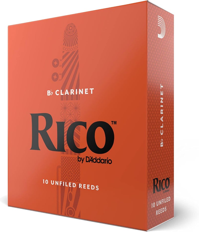 D'Addario Rico by D'Addario Bb Clarinet Reeds, Strength 2.5, 10-pack - Image 1