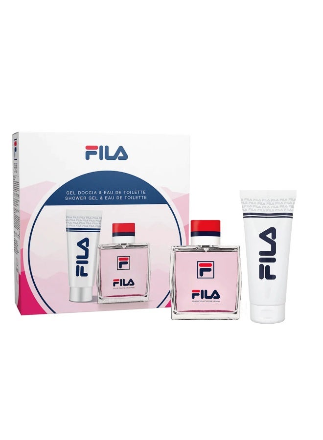 فيلا مجموعة إيطاليا للنساء أو دو تواليت 100 مل + جل استحمام 200 مل