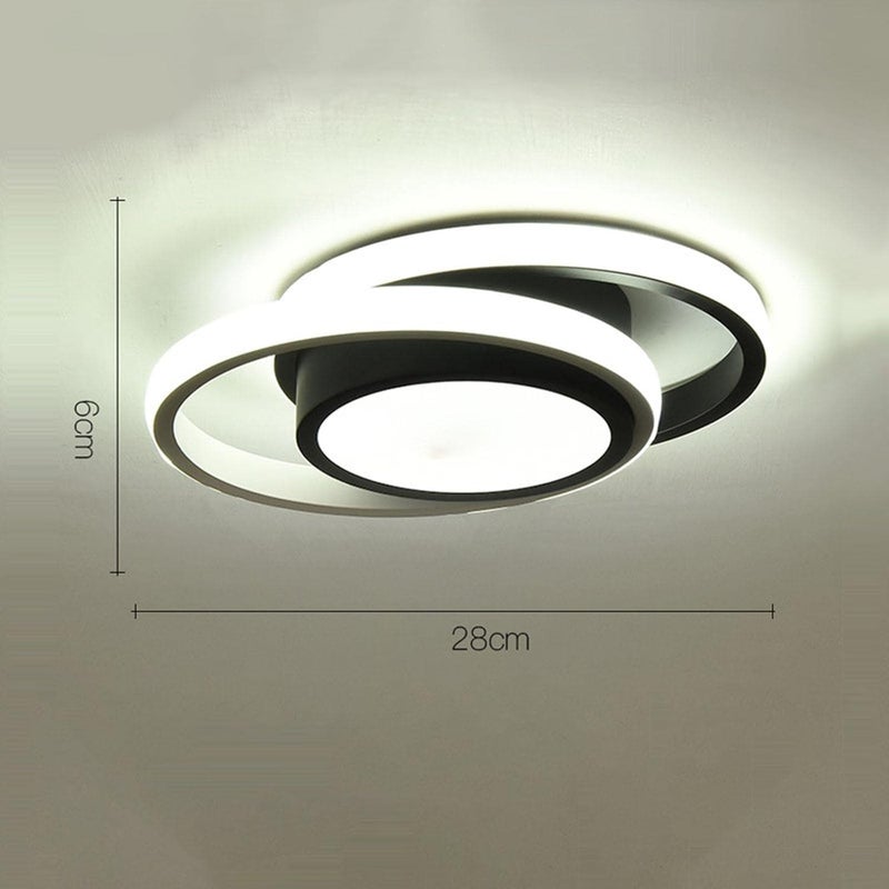 LED Ceiling Light Energy Saving Fixtures Ceiling Lamp for Aisle Entryway Balcony Hallway, White light - Image 2