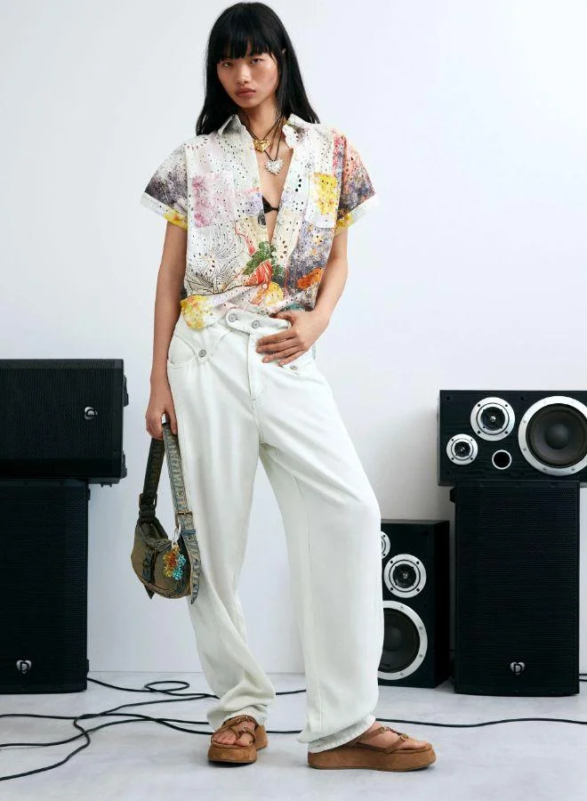 DESIGUAL Short-sleeve cotton shirt
